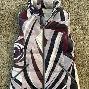 Emilio Pucci Elegant Cream and Black Vest